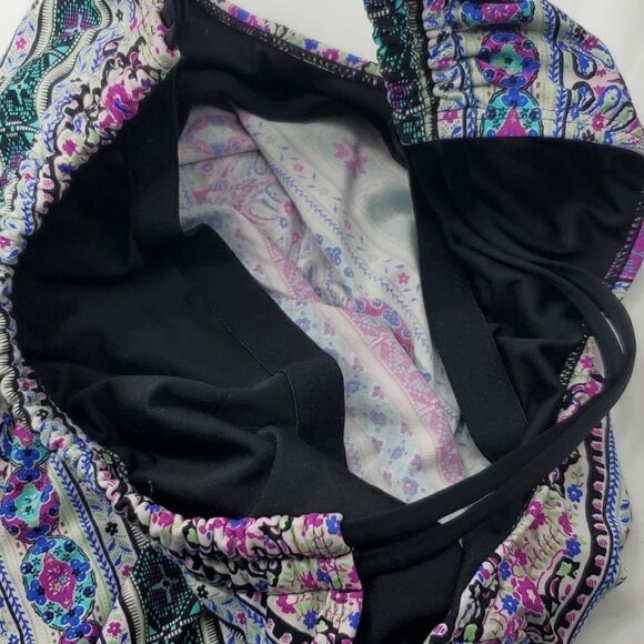 M NEXT SWIMWEAR BRA TANKINI JEWEL PRINT SWIM TOP MEDIUM - Picture 3 of 8
